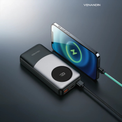 Venandin 22.5 W 10.000 Mah Powerbank Siyah