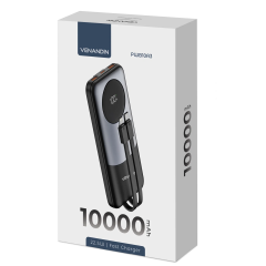 Venandin 22.5 W 10.000 Mah Powerbank Siyah