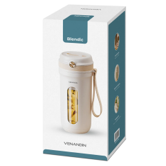 Venandin Blendic Taşınabilir Şarjlı Blender Krem