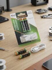Wilkinson Şarj Edilebilir Lityum Pil Usb-C Girişli