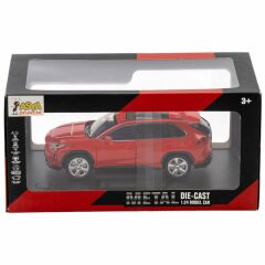 Asya Model Araba Metal Toyota Rav4 Kırmızı