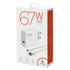 Katjmer Şarj Aleti Usb To Type-C Kablo 67 W Beyaz