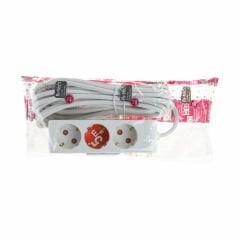 Mutlusan Ri-Tech Grup Priz Topraklı 3 Lü 5 Mt Düz (Ç.K.)