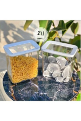 Vip Ahmet Vp-102 2'li Diktörtgen Saklam Kabı 2200 ml