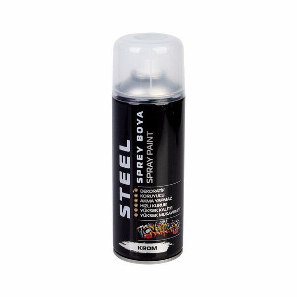 Steel Sprey Boya  400 Ml Gümüş