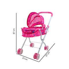 Global Puset Metal Poşetli Roza Pembe
