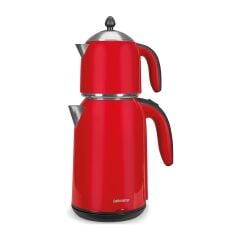 Goldmaster Gm-7364 Laledem Çelik Çay Makinesi Kırmızı