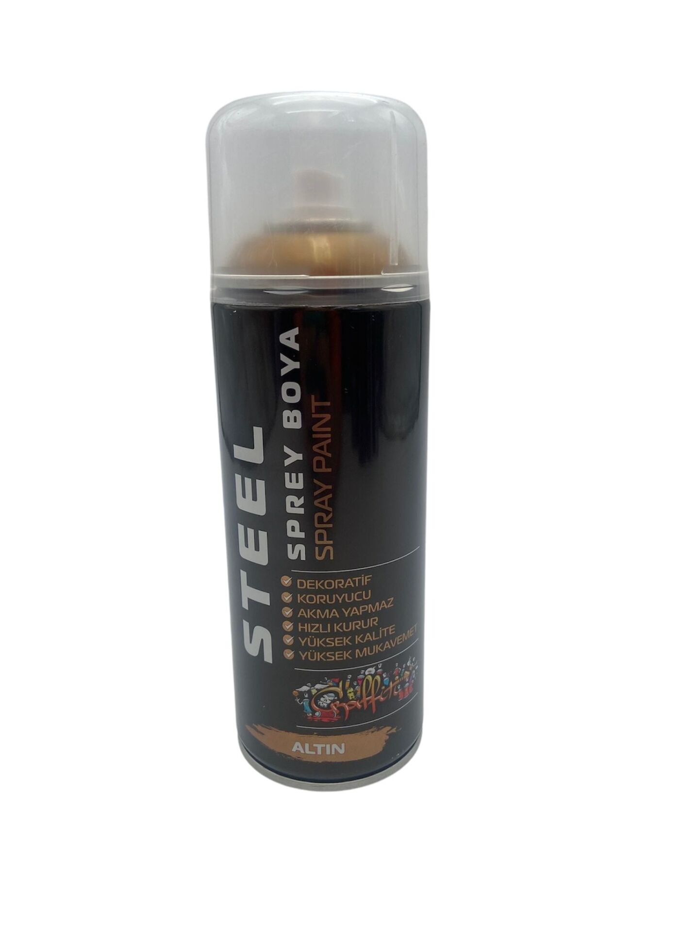 Steel Sprey Boya  400 Ml Gold