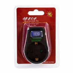 Akkor Priz Şok Akım Korumalı Tekli Kartelalı