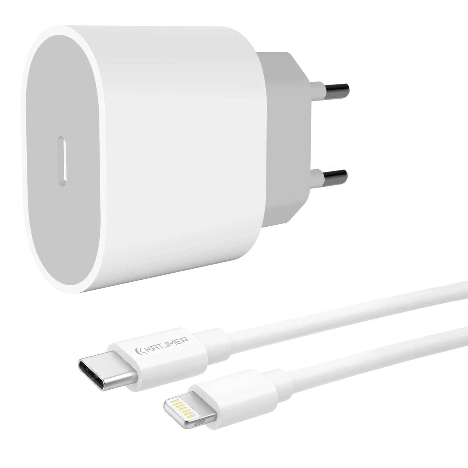Katjmer Şarj Aleti Type-C To Lightning Kablo 20 W