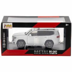 Asya Model Araba Metal Toyota Land Beyaz