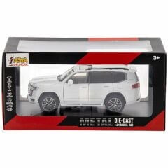Asya Model Araba Metal Toyota Land Beyaz