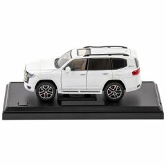 Asya Model Araba Metal Toyota Land Beyaz
