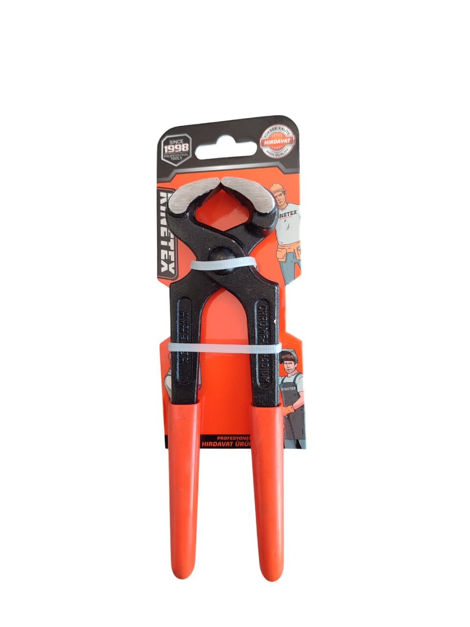 Kinetex Ktx-3162 No:7 Geniş Ağızlı Kerpeten Turuncu