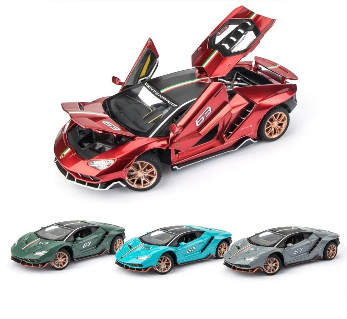 Kızılkaya Araba Metal Lamborghini Bordo