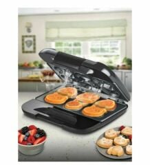 Kiwi Waffle Makinesi Çocuk 750 W Siyah