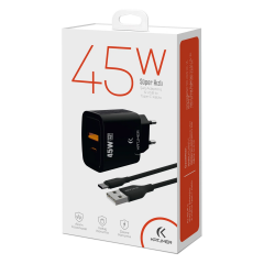 Katjmer Şarj Aleti Usb To Type-C Kablo 45 W