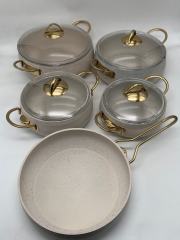 Vivaldi Tencere Tava Seti 9 Parça Babil Serisi