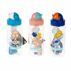 Gıpta Matara Tritan 500Cc Blue-Me Desenli Pipetli