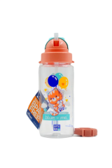 Gıpta Matara Tritan 500Cc Blue-Me Desenli Pipetli