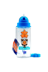 Gıpta Matara Tritan 500Cc Blue-Me Desenli Pipetli