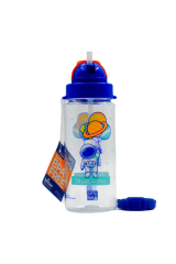 Gıpta Matara Tritan 500Cc Blue-Me Desenli Pipetli