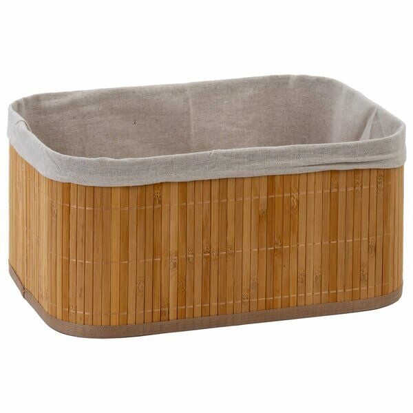 Krd Home Sepet Dikdörtgen Bambu
