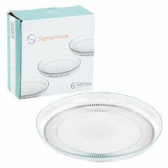 Sigma Tabak Pasta 16 Cm 6 lı Sensu Şeffaf
