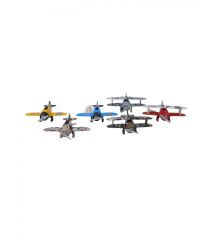 Duman Toys Uçak Pervaneli Metal Çek Bırak Sarı