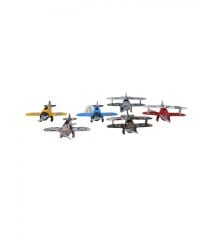 Duman Toys Uçak Pervaneli Metal Çek Bırak Sarı