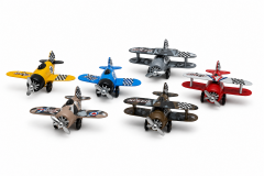 Duman Toys Uçak Pervaneli Metal Çek Bırak Sarı