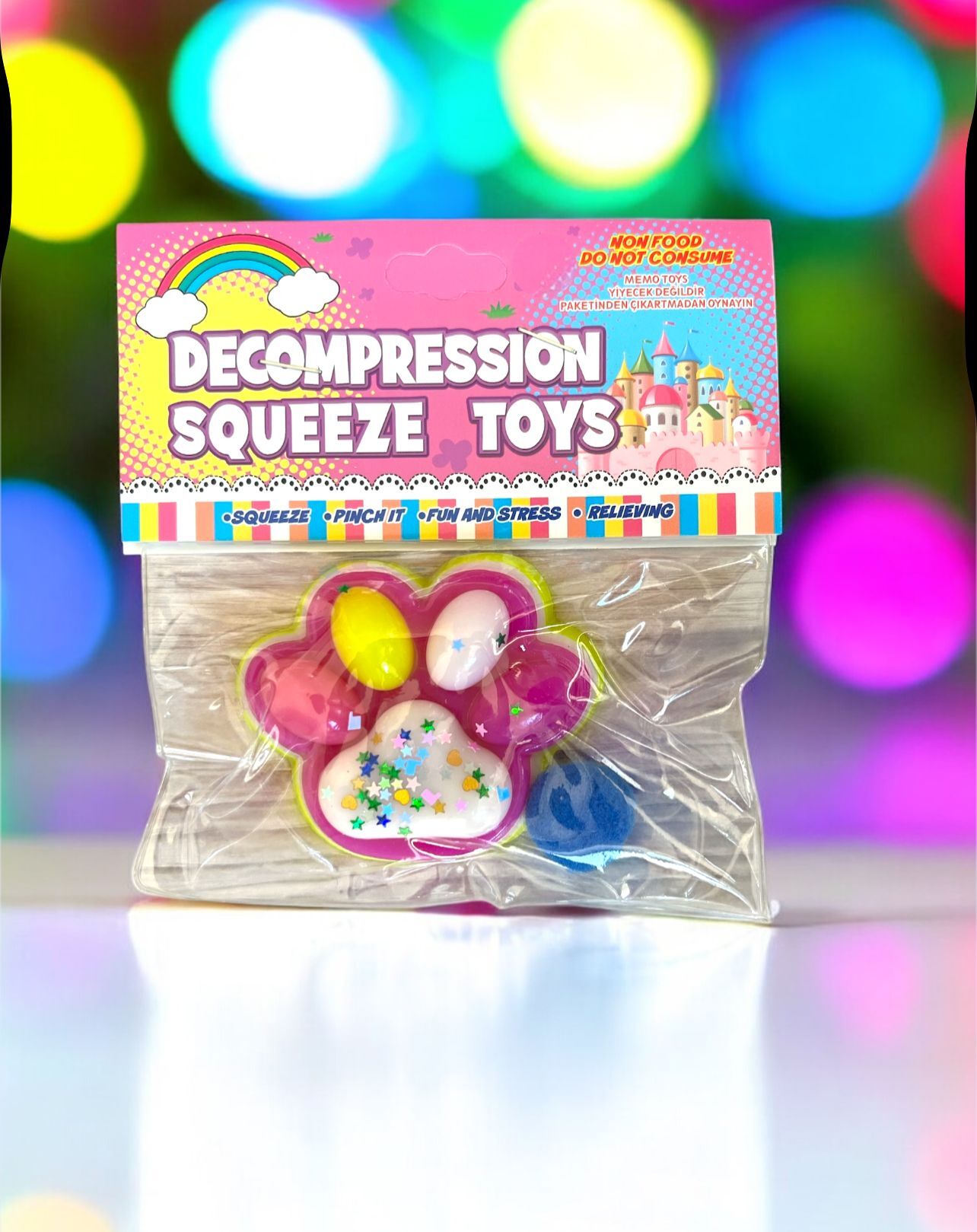 Olgun Memo Squishy Pati Yumuşak Küçük Karışık Renkli