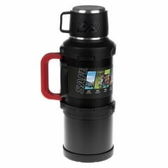 Cooker Termos Çelik 4.0 Lt Kutulu Siyah