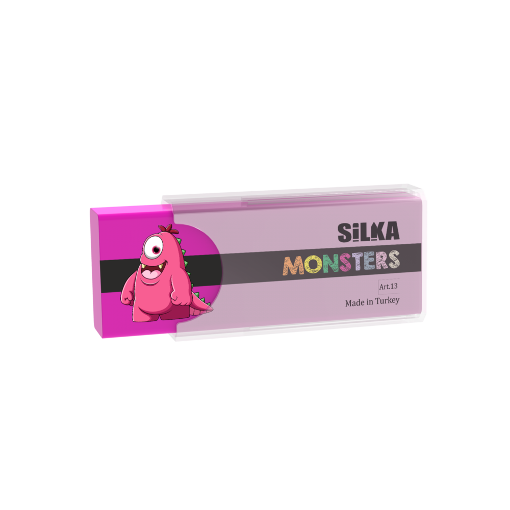 Silka Silgi Monster Art13 Fosfor Pembe