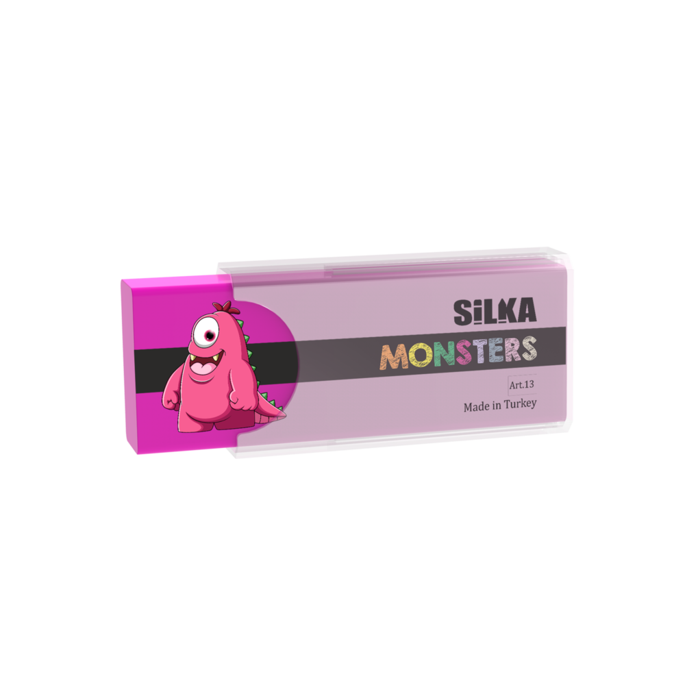 Silka Silgi Monster Art13 Fosfor Pembe
