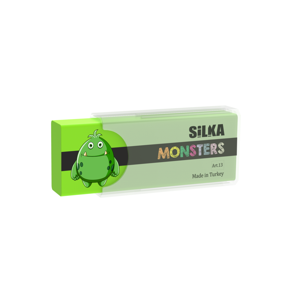 Silka Silgi Monster Art13 Fosfor Yeşil