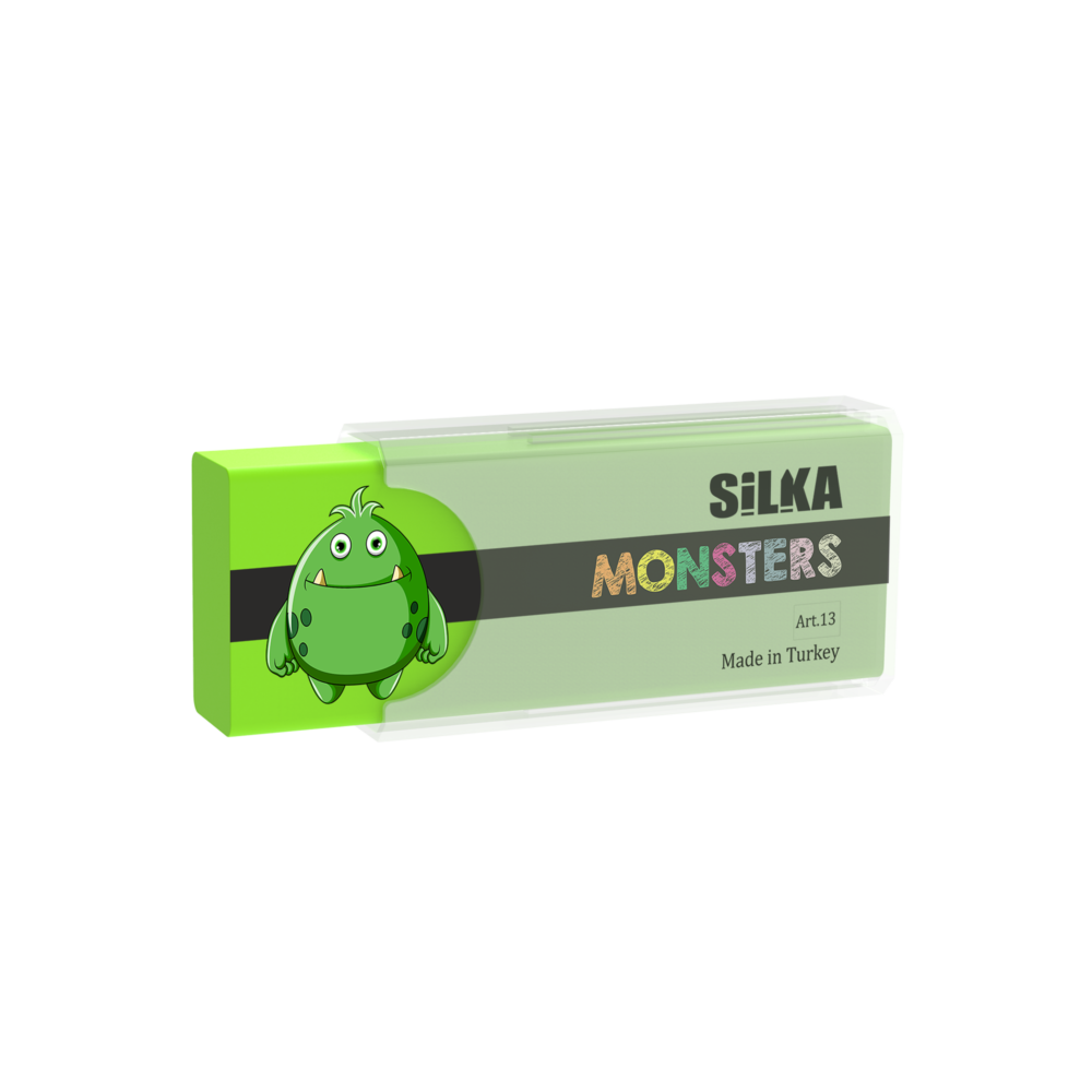 Silka Silgi Monster Art13 Fosfor Yeşil