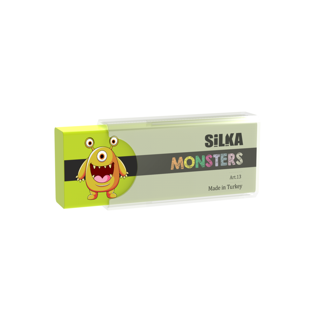 Silka Silgi Monster Art13 Fosfor Sarı