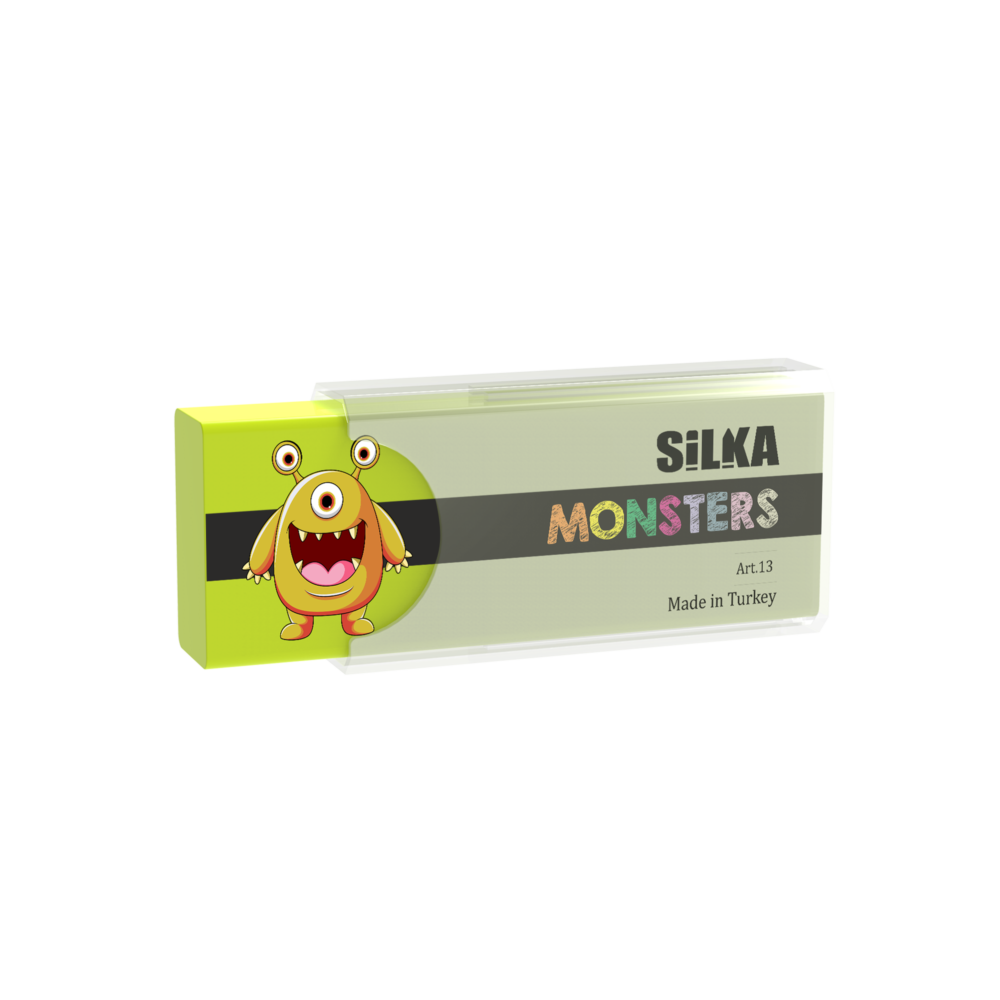 Silka Silgi Monster Art13 Fosfor Sarı
