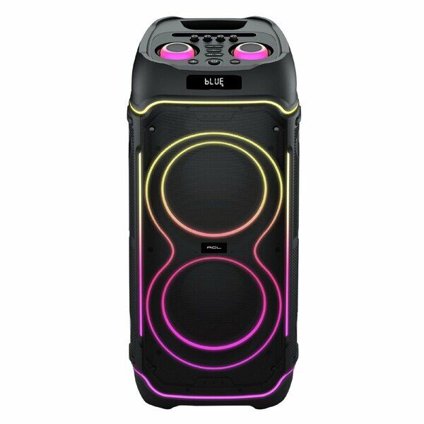 Acl Acs-4 Speaker Hoparlör Karaoke Mikrofonlu Bluetooth Party Boy 100 W Siyah