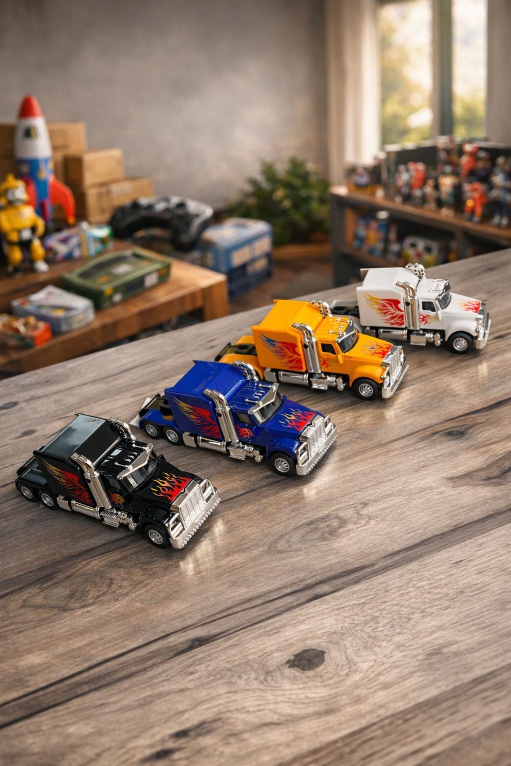 Duman Toys Araba Metal Çek Bırak Sesli Işıklı