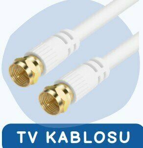 Gabble TV Kablosu 5 Mt Beyaz