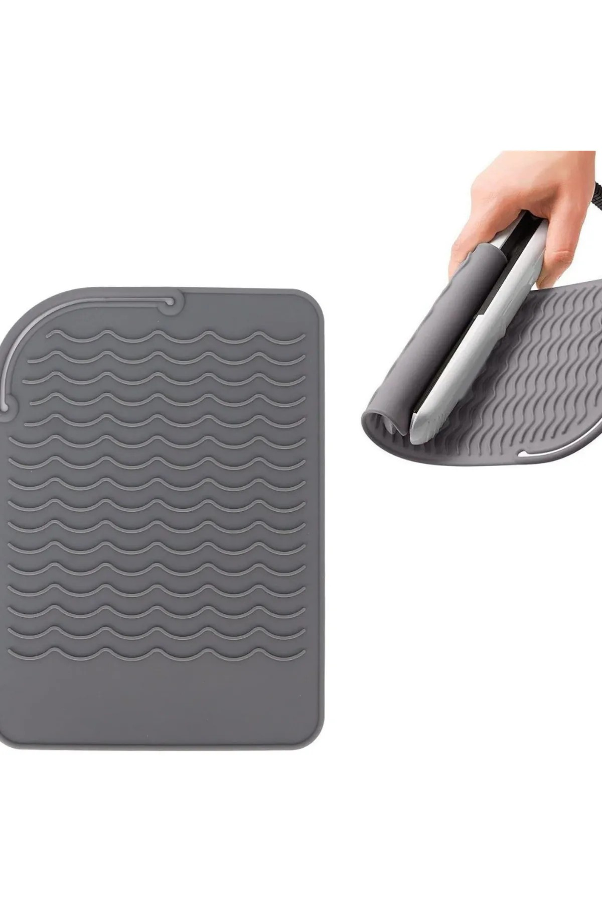 Omilife Silikon Mat Çok Fonksiyonlu Isıya Dayanıklı Fenomen Ürün Antrasit