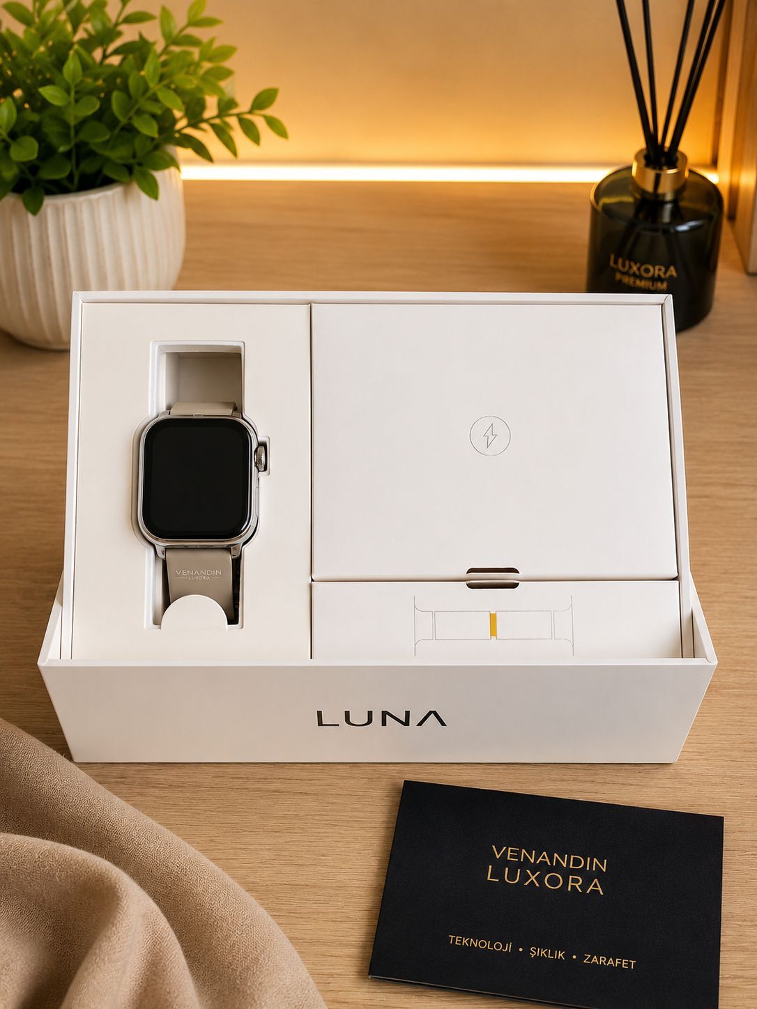 Venandin Luna Akıllı Saat Gümüş