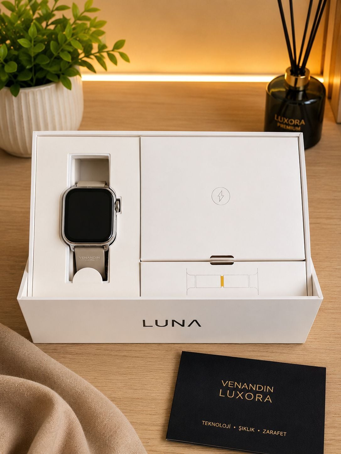 Venandin Luna Akıllı Saat Gümüş