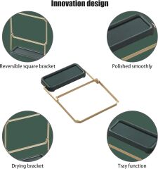 Emka Home Katlanabilir Mutfak Lavabo Filtre File Askı Seti