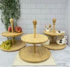 Bambu Şekerlik 2 Katlı