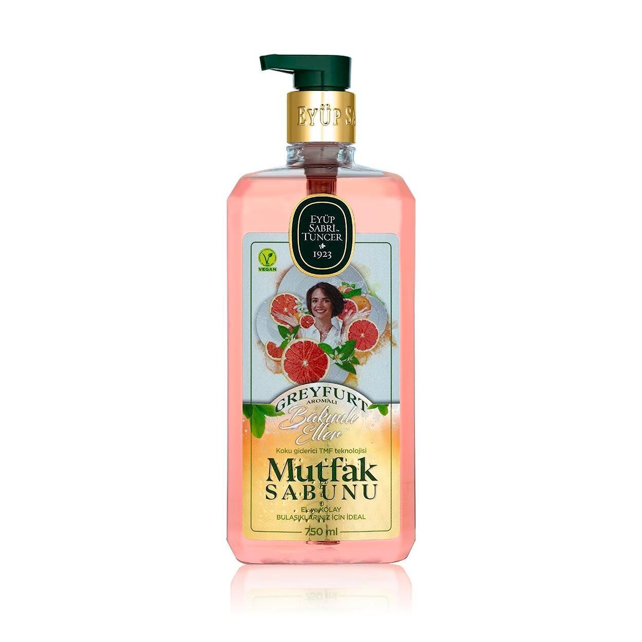 Eyüp Sabri Tuncer Mutfak  Sabunu Zeytinyağlı Greyfurt Aromalı Sıvı Sabun 750 Ml Pet Şişe