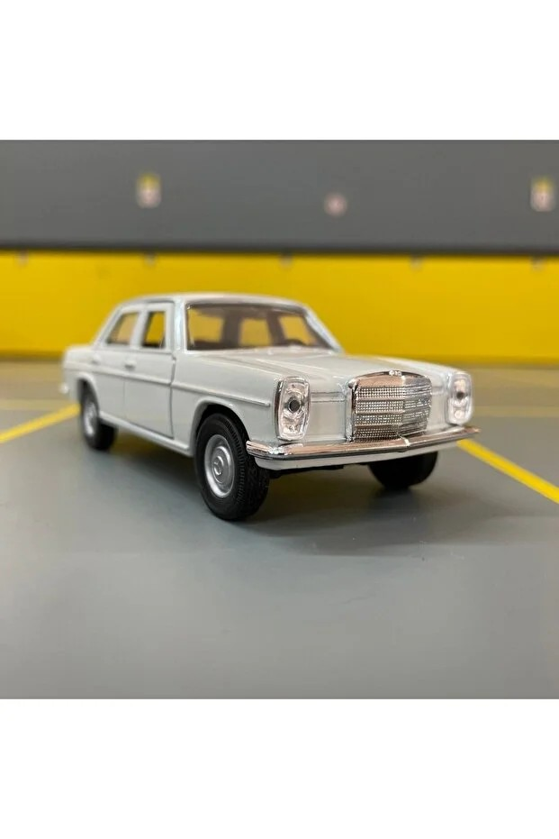 Welly Araba Metal Çek Bırak Mercedes Benz 220 Beyaz