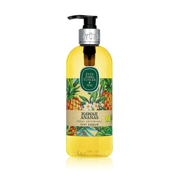 Eyüp Sabri Tuncer Doğal Zeytinyağlı Sıvı Sabun Hawaii Ananas  500 Ml